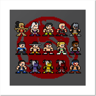 Mortal Kombat 3 8bit Pixel Art Posters and Art